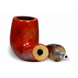 Cachimbo Elite Curvo (Filtro Permanente) Piteira Chifre - 0147-33